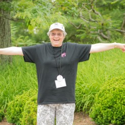 A Super Psyched Golf Volunteer